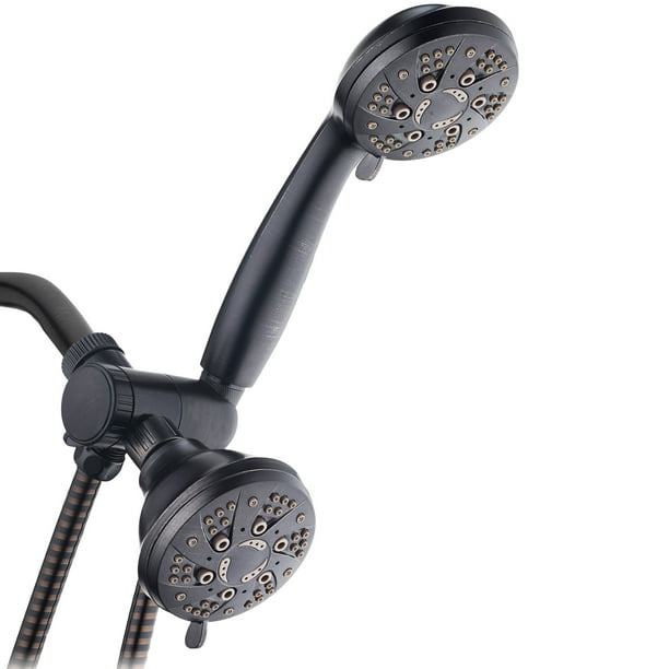 AquaDance HighPressure 48Setting Luxury 3Way Dual Shower Head Combo