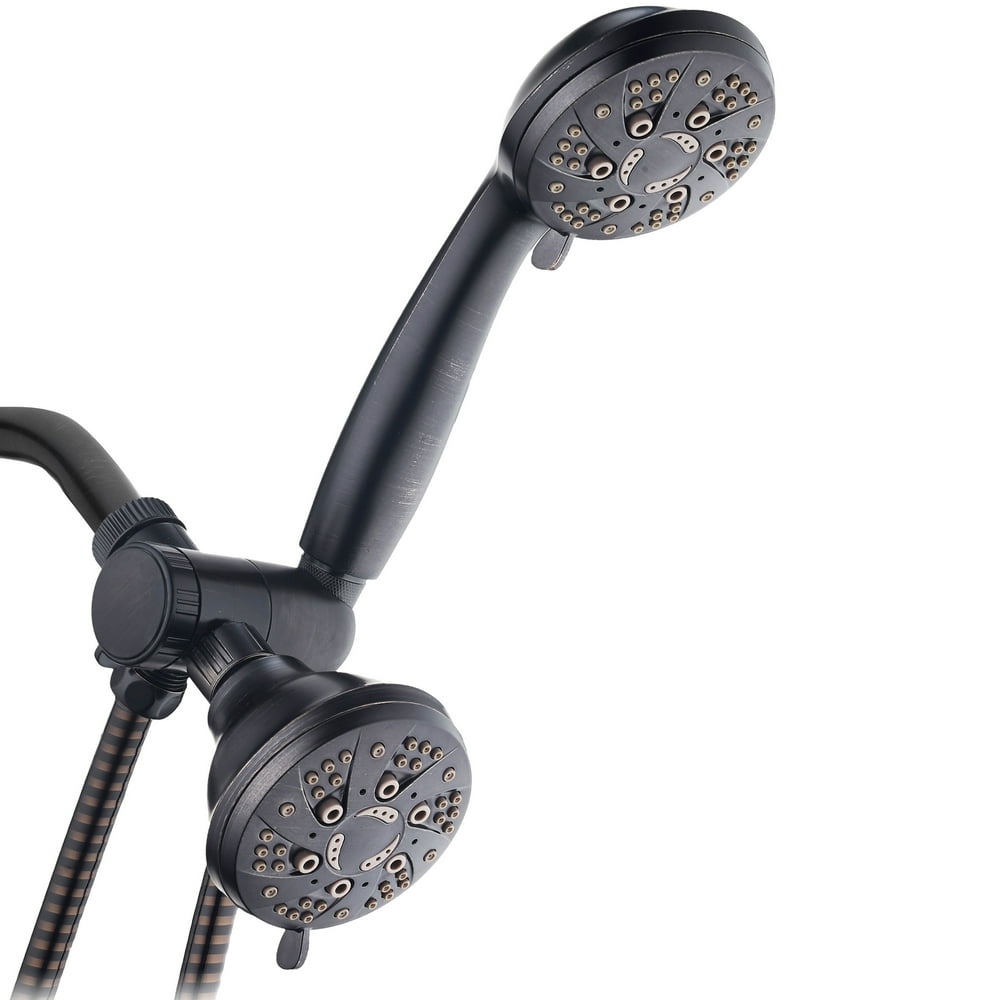 AquaDance HighPressure 48Setting Luxury 3Way Dual Shower Head Combo