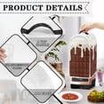 thumbnail image 4 of HELLHERO Chocolate Pattern Food Processor Cover for Kitchen Counter Protective Dustproof Kitchen Blender Dust Cover, 4 of 6