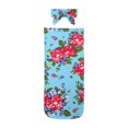 thumbnail image 1 of Honganda Sweet Floral Printed Full Wrapped Type Baby Quilt and Headband Set, 1 of 7