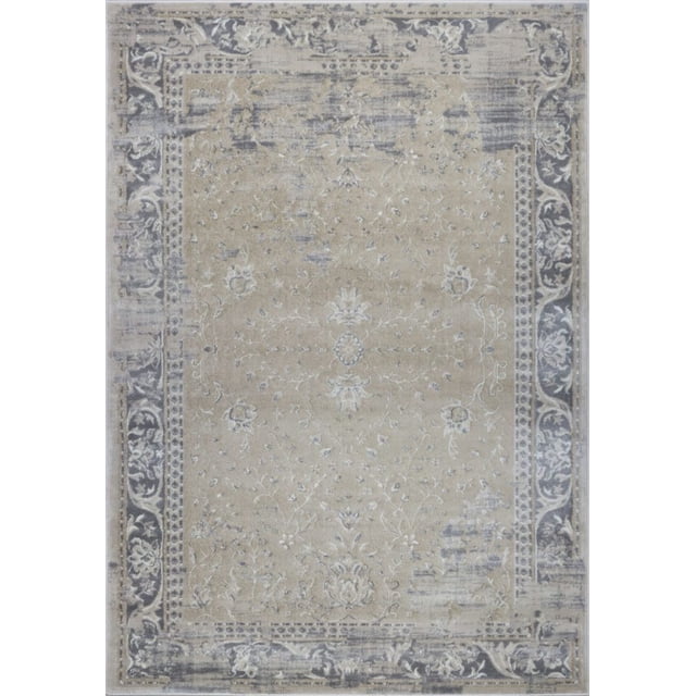 Garnet Contemporary Transitional Traditional Area Rug Camel-Silver Grey, 8x11 (7'10" x 10'5", 240cm x 320cm)