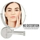 thumbnail image 4 of Espejo de maquillaje de pared OVENTE 9 con aumento de 1X/10X, 4 of 9