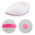 thumbnail image 3 of Mini cabeza de masajeador de cuero cabelludo eléctrico de mano, peine vibrador antiestático, cepillo, champú, masaje rosa Adepaton FLD-1855, 3 of 8