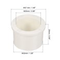 thumbnail image 2 of Uxcell 25x32mm PVC Reducer Bushing Pipe Fitting Coupling Tube Adapter White 15 Pack, 2 of 5