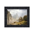 thumbnail image 3 of Merced River Yosemite by Albert Bierstadt Framed Wall Art Print, Landscape Mountain Wall Art, 11x14, 2405, 3 of 6