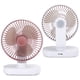 thumbnail image 3 of Ventilador de escritorio USB Mini, 4 velocidades, pequeño, recargable, escritorio de oficina en casa, mesa silenciosa, ventiladores agitadores, oro rosa, 3 of 8