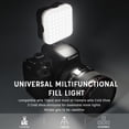 thumbnail image 2 of Luz de fotografía, luz LED RGB con batería integrada, modo RGB a todo color, luz de video portátil con temperatura de color ajustable para fotografía, 2 of 5