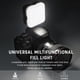 thumbnail image 2 of Luz de fotografía, luz LED RGB con batería integrada, modo RGB a todo color, luz de video portátil con temperatura de color ajustable para fotografía, 2 of 5