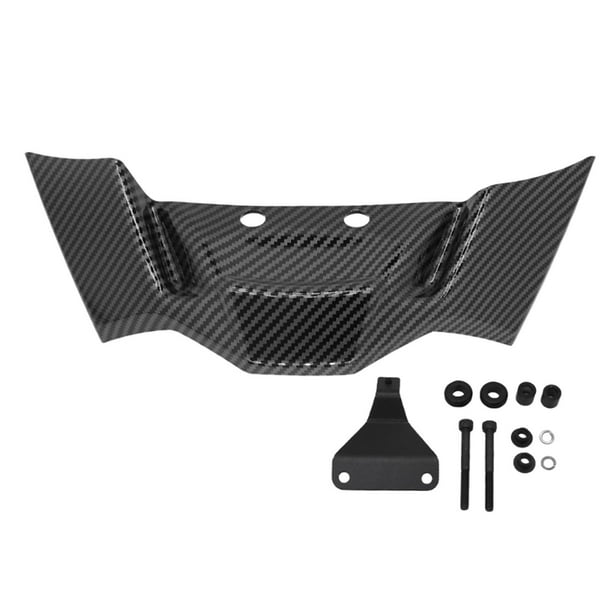 Alerón delantero Winglet Aerodynamic Wing Kit Alerón de de carga aerodinámica estable Kit de carenado para piezas de motocicletas M1000R Patrón de fibra de carbono