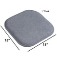 thumbnail image 5 of Porch & Den  Brassie Non-slip Memory Foam 16-inch Chair Pad Set - 16"x16" Blue-Grey Set of 6, 5 of 5