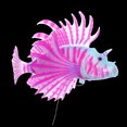 thumbnail image 6 of Unique Bargains Aquarium Artificial Lion Fish Ornament Glowing Simulation Animal Decoration with Suction Cup Purple Blue, 6 of 7