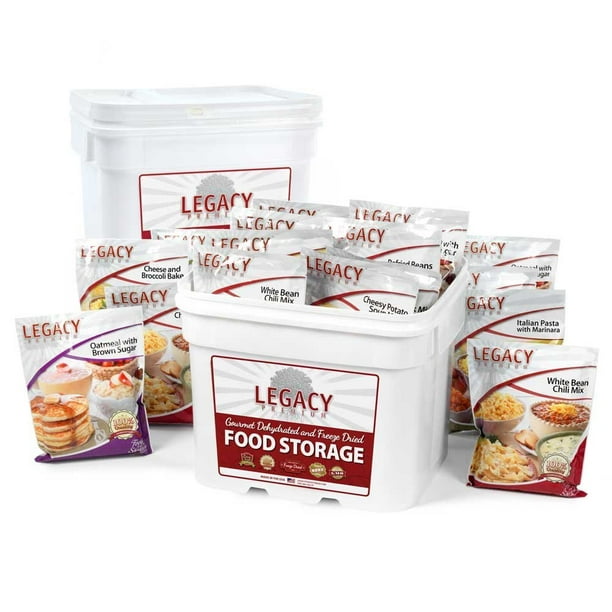 Legacy Premium 240 Large Serving Emergency Food Supply 62 lbs Long