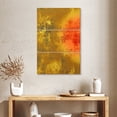 thumbnail image 2 of Elephant Stock Abstract Ii Wall Art - Vertical Multi Panel Canvas - Living Room Wall Decor - Abstract Multi Panel - Gold And Yellow Decor By Greg Simanson - 24" x 38", 2 of 8