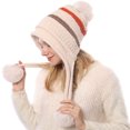 thumbnail image 3 of USB Heated Beanie Hat, Winter USB Heated Knitted Beanie Hat for Women Battery/Power Bank Excluded, 3 of 5
