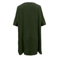 thumbnail image 5 of Bibifish Womens T Shirt Boat Neck Short Sleeve Oversized softTops Soft Casual Summer Tees, 5 of 6