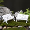 thumbnail image 4 of SHISUYAN 15 Pcs Banc Miniature pour Poupée Mini Décor Banc Mini Maison Mobilier pour Enfants, 4 of 9