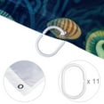 thumbnail image 4 of Sea Horse Waterproof, with Hook, Printed, Bathroom Decoration Shower Curtain Set - 3-Piece Curtain Sets, 4 of 5