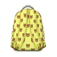thumbnail image 3 of Fashionable Bear Illustration Backpack - Sturdy Student Bag with Padded Tablet Compartment, Side Mesh Pockets for Water Bottle Umbrella Accessories, 3 of 6