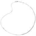 thumbnail image 3 of Marisol & Poppy Sterling Silver Box Chain Necklace 18" For Men & Women, Adults & Teens, 3 of 4