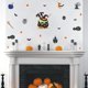 thumbnail image 4 of Decoración de Halloween Decoraciones de Halloween Pegatinas de pared de Halloween Calabazas de dibujos animados Casa encantada Ventanas Dormitorio Pegatinas de pared decorativ(Buy 2 Save 10%), 4 of 7