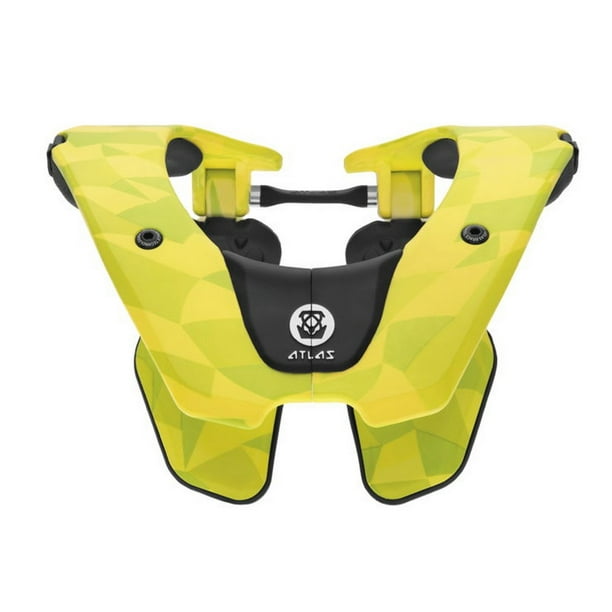 Atlas Prodigy Adult Neck Brace Neon Prism Lime