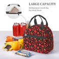thumbnail image 5 of Naloa Tomatoes And Chili Print Lunch Bag for Women & Men Insulated Lunch Box or Cooler Lunch Tote Bags for Work, Travel, Outdoor, 5 of 5