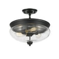 thumbnail image 6 of Z-Lite - Amon - 3 Light Semi-Flush Mount in Vintage Style - 15 Inches Wide by, 6 of 7