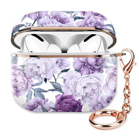 Funda ZEKICE compatible con AirPod Pro 2nd/1st con llavero