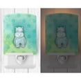 thumbnail image 2 of Polkadot Hippopotamus Watercolor Ceramic Night Light, 2 of 2