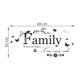 thumbnail image 2 of HEALEEP Stickers Familiares En PVC Negro Removibles Para Fácil Y Reutilizable, 2 of 7