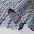 thumbnail image 5 of SAFAVIEH Rag Robynne Striped Cotton Area Rug, Purple/Multi, 2' x 3', 5 of 10