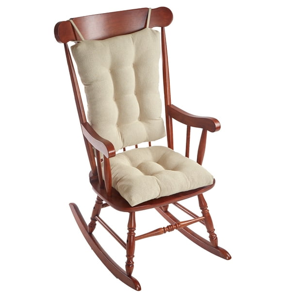 Gripper Jumbo Rocking Chair Cushions, Wooden Rocking Chair Cushions Outdoor