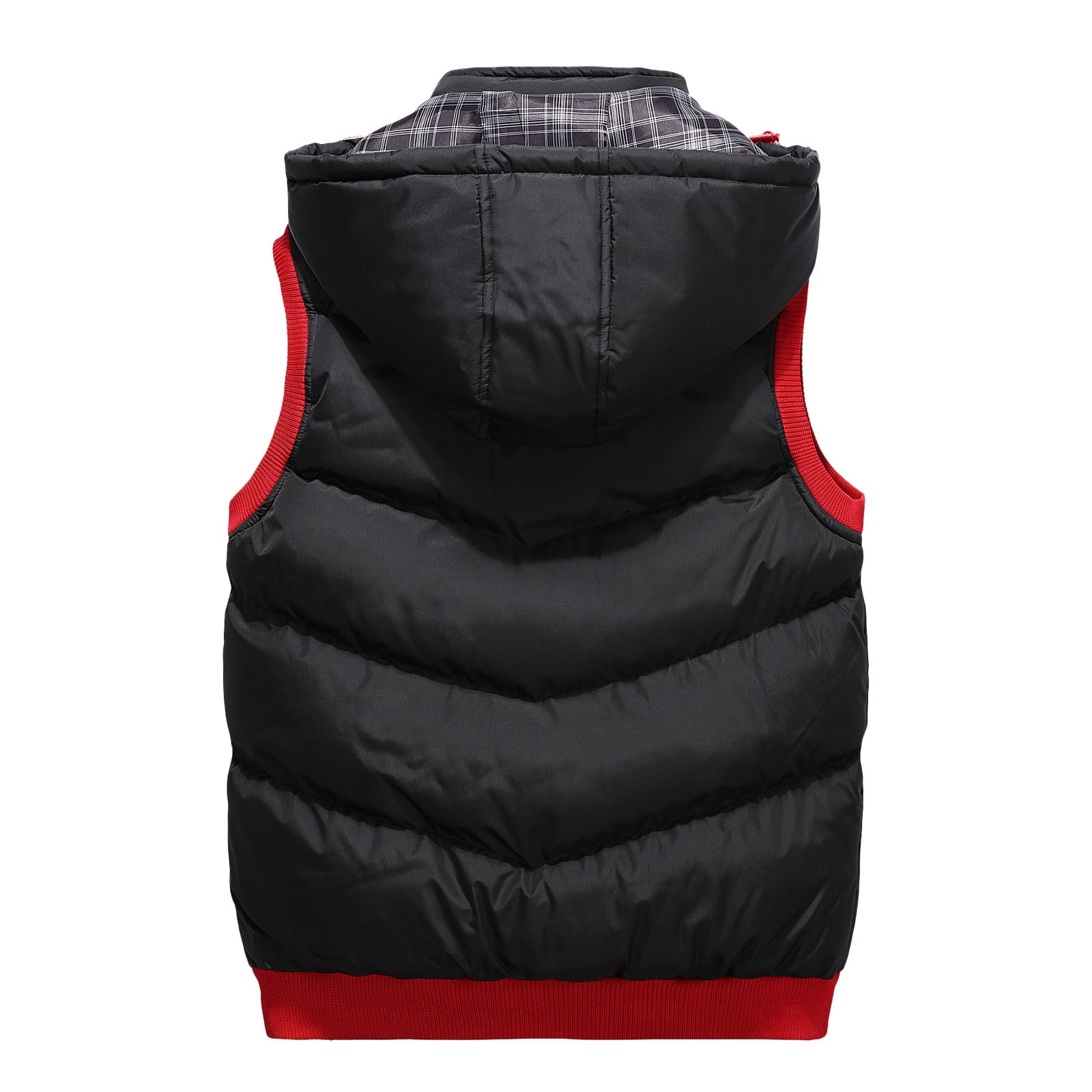 Durtebeua Men's Lightweight Vest Outerwear Winter Puffer Vests Lined Outdoor Warm Sleeveless Jackets
