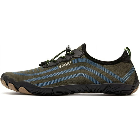 Men's & Women's Quick-Drying Water Shoes – Lightweight Closed-Toe Mesh Fabric Beach Shoes with Elastic Band, Comfortable for Swimming & Surfing