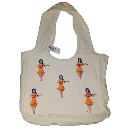 RUUM Hula Girl Beige Beach Bag