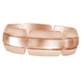 thumbnail image 2 of AFFY 8mm Mens Anniversary Wedding Band Ring In 14k Solid Rose Gold Ring Size-12, 2 of 3