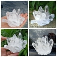 thumbnail image 2 of Natural Clear Cluster Crystal Quartz Healing Specimen Reiki Mineral7 U4F3, 2 of 6