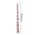 thumbnail image 3 of Hxlamzoo 2 Packs 10 Inch Rose Printed Long Rod Candles Smokeless Odorless Handmade for Wedding Valentine Birthday Party Banquet Decoration, 3 of 7