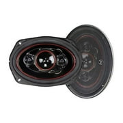 Audiopipe CSL6924R Speaker 6x9 4-Way [Pair] 500 Watt Injection Cone with Rubber Surround