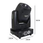 150W LED Moving Head Light Beam Spot Dj Dmx Stage Light Effect Light Disco Bar Wedding Club, 2Pcs, Black