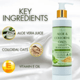 thumbnail image 4 of Aloe & Colloidal Oats Natural Body Lotion for Soothing Relief & Deep Hydration, 8 oz by LatherGreen, 4 of 8