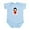 Sky Blue, variant on CafePress - Japanese Kyoto Doll Infant Creeper - Baby Light Bodysuit, Size Newborn - 24 Months