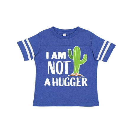 

Inktastic I am Not a Hugger with Cactus Gift Toddler Boy or Toddler Girl T-Shirt