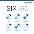 thumbnail image 4 of Waxman Combo Handheld/Fixed Shower Head w/ 6-Spray Settings, Brushed Nickel, 4 of 10