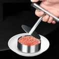 thumbnail image 4 of Yonrjhukm Stainless Steel Meat Press, Multi-Functional Kitchen Tool for Hamburger Patties, Dumplings, Rice Balls, and Biscuits, Ergonomic Design for Easy Use and Efficient Meal Prep, 4 of 6