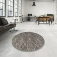 thumbnail image 3 of Ahgly Company Indoor Rectangle Abstract Pink Abstract Area Rugs, 6' x 9', 3 of 6