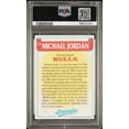 thumbnail image 2 of Michael Jordan 1990 Legends Magazine Insert Hand Cut Basketball Card #16 PSA 7, 2 of 2