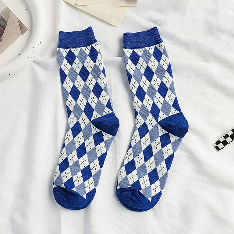 Entyinea Thigh High Socks for Women Winter Over Knee High Footless Socks  Knit Warm Long Leg Warmers,Blue One Size 