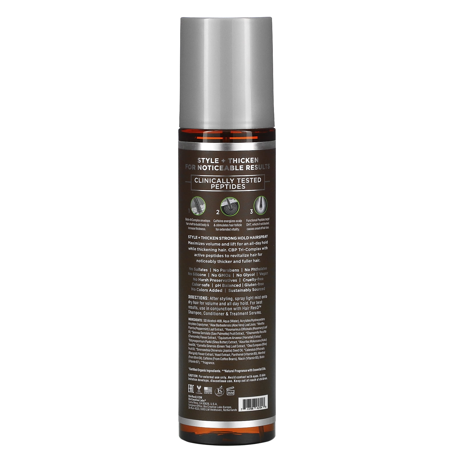Petal Fresh Hair ResQ, Thickening Treatment, Style + Thicken, Strong Hold  Hair Spray, 8 fl oz (240 ml) 