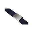 thumbnail image 5 of INSPIRE CHIC Unisex Canvas No Holes Slide Buckle Adjustable Waist Belt Navy Blue 24-34, 5 of 6